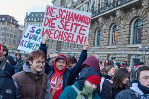 Demonstration gegen sexualisierte Gewalt gegen Frauen