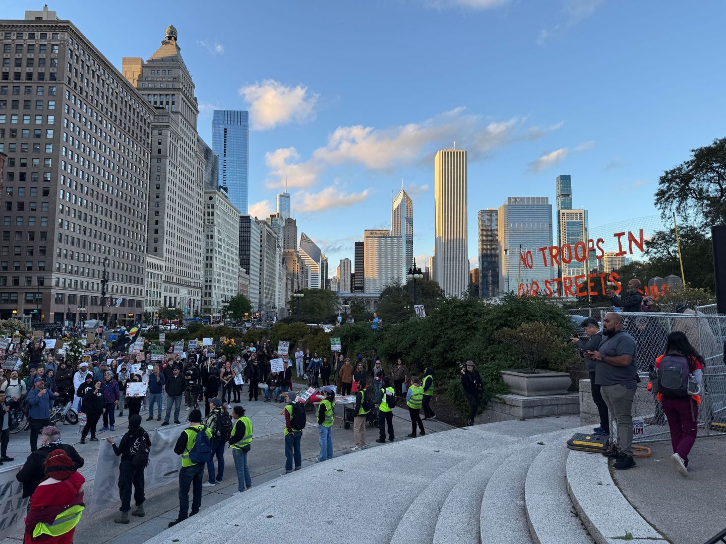 Demonstration in Chicago