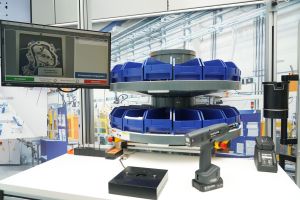 Der Bossard SmartTower: Die intelligente Bereitstellung der Bauteile am Montage-Arbeitsplatz!