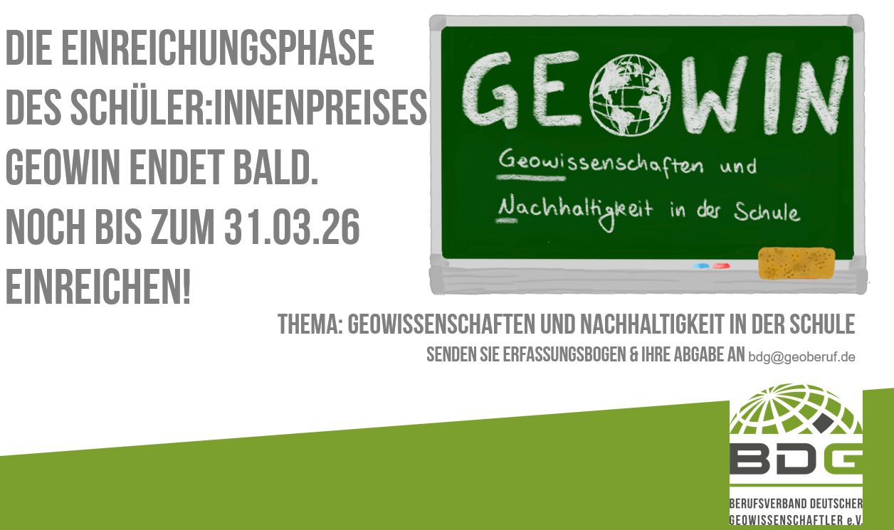 Der Schüler*innenpreis GeoWIN