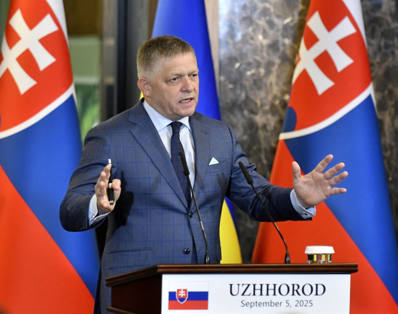 Der slowakische Ministerpräsident Robert Fico