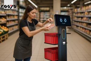 Der smarte Helfer im Lebensmittelhandel: COSYS Roboter