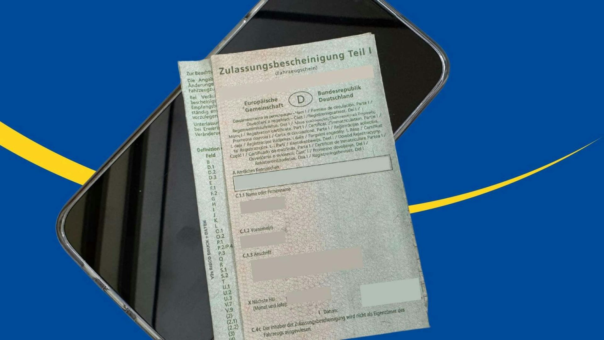 Deutschland verabschiedet den Papier-Fahrzeugschein – und macht das Smartphone zum Fahrzeugausweis