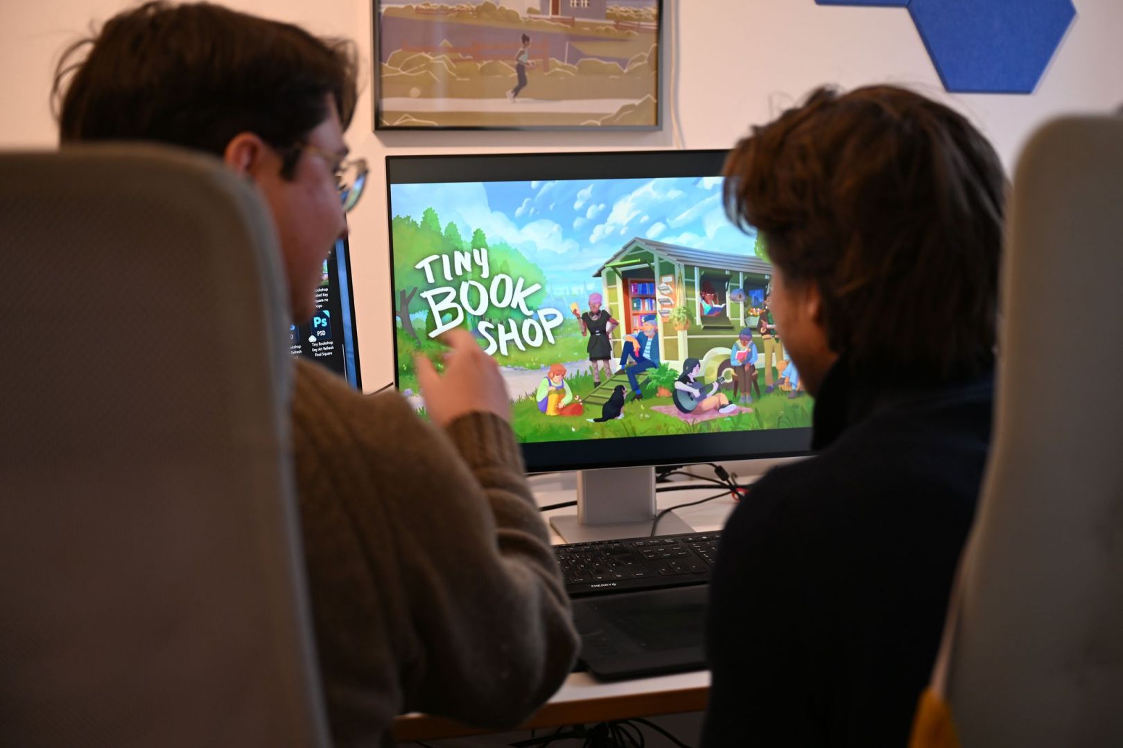 Die beiden Gamesentwickler 