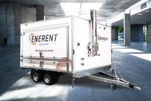 Die ENERENT Gruppe präsentiert auf der ISH mobile Heizzentrale mit modularem System