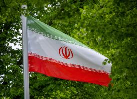 Die Flagge der Islamischen Republik Iran