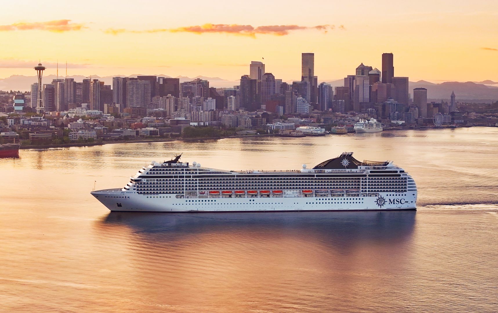 Die MSC Poesia startet in ihre erste Alaska-Saison