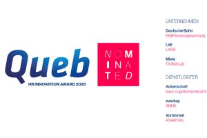 Die Shortlister der Queb HR Innovation Awards 2026 stehen fest