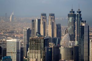 Die Skyline von Dubai