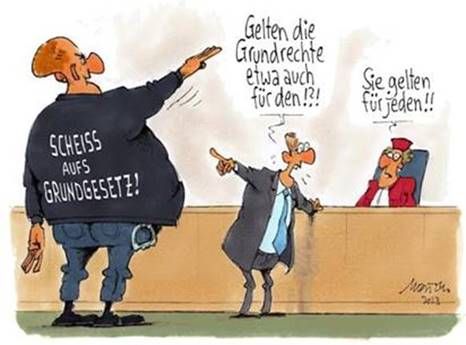 Die Würde des Menschen ist unantastbar“ – Karikaturen von Gerhard ...