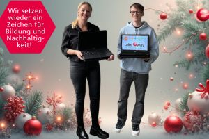 Digitale Bildung stärken und Rohstoffe sparen.