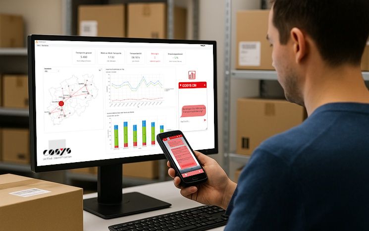 Digitale Paketverfolgung im Unternehmen mit COSYS