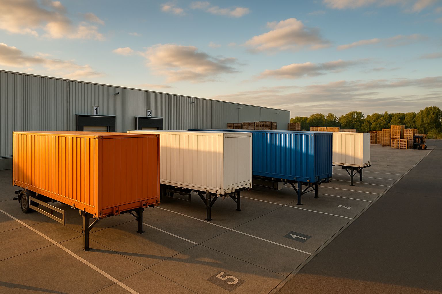 Digitale Verwaltung von Wechselbrücken in einem innerbetrieblichen Kontext