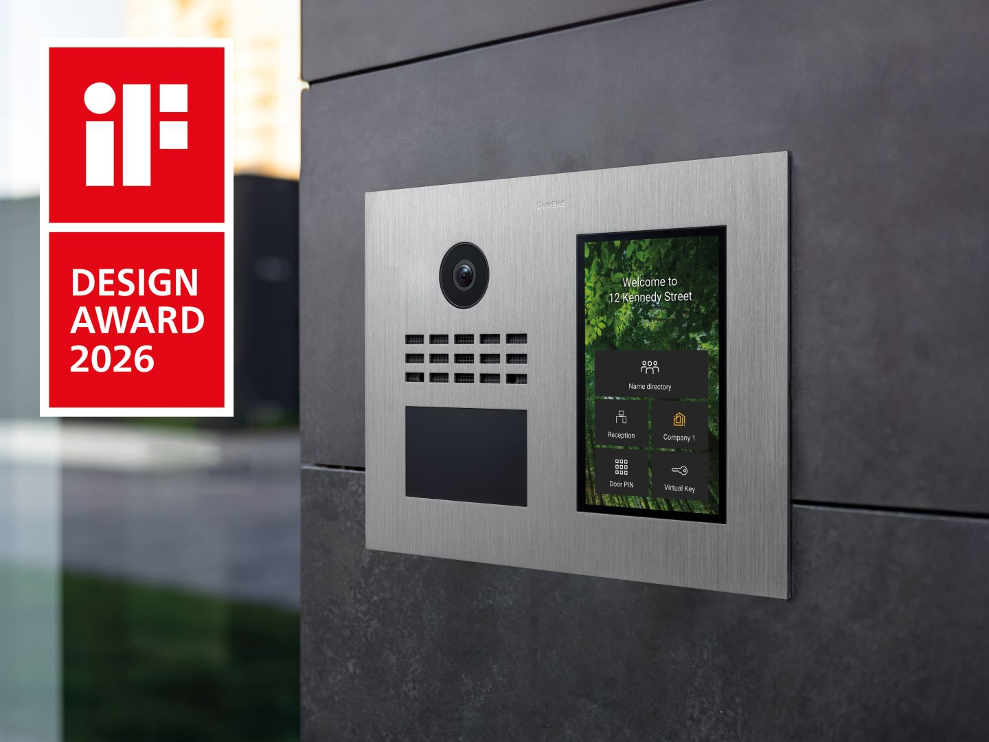 DoorBird D31x-Serie gewinnt iF DESIGN AWARD 2026