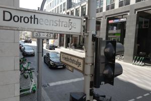 Dorotheenstraße im Berliner Regierungsviertel