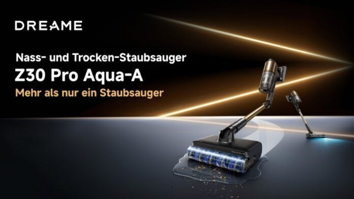 Dreame stellt mit dem Z30 Pro Aqua A ein innovatives Konzept für Nass- und Trockensauger vor