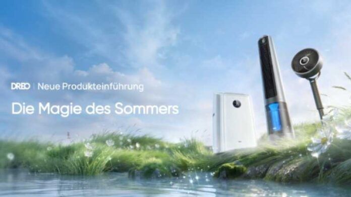DREOs neue Turbo-Cool-Nebelventilator – Sommerkühlungsprodukten um eine speziell für den Innenbereich