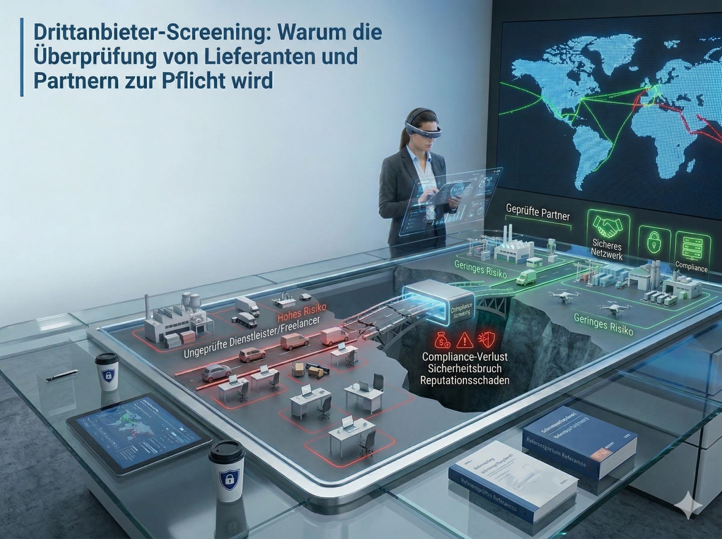 Drittanbieter-Screening: Warum die Überprüfung von Lieferanten und Partnern zur Pflicht wird