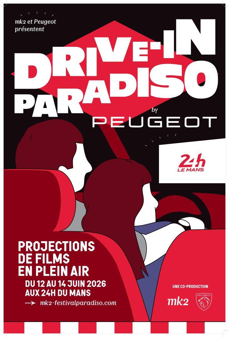 Drive-In-Kino im Herzen von Le Mans: PEUGEOT und mk2 präsentieren „Drive-In Paradiso By PEUGEOT“