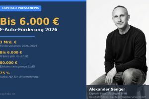 E-Auto-Förderung 2026: Neuer Förderrechner bündelt Kaufprämie, Steuervorteile und THG-Prämie