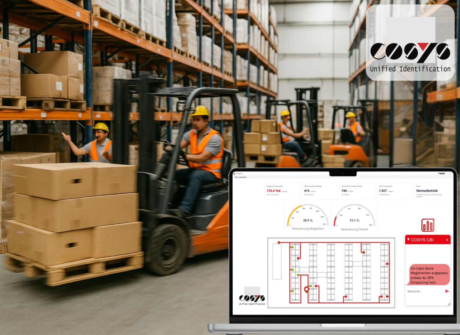 Effiziente Intralogistik mit COSYS Software und Business Intelligence