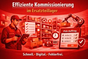 Effiziente Kommissionierung im Ersatzteillager