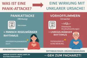 Eine Panikattacke ist eine Wirkung mit unklarer Ursache