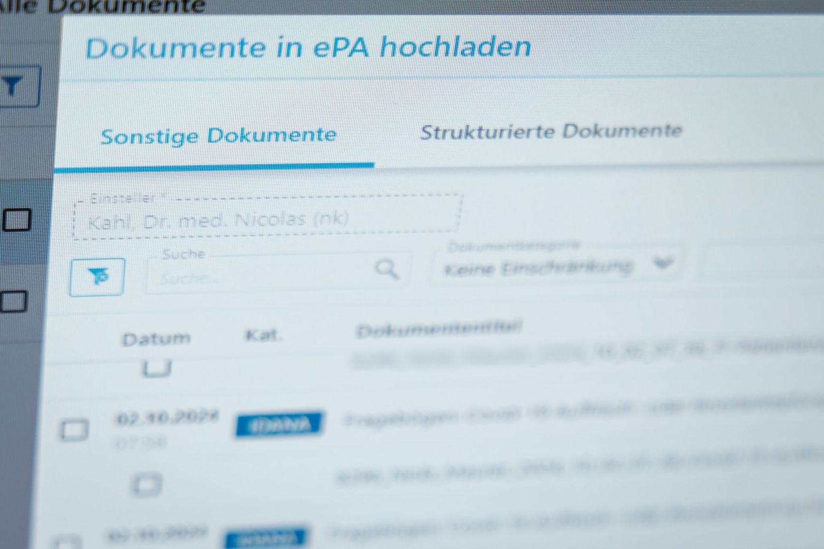 Elektronische Patientenakte 