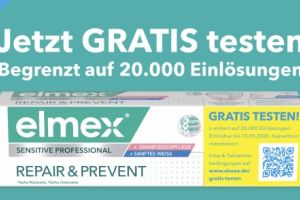 elmex SENSITIVE PROFESSIONAL REPAIR & PREVENT SANFTES WEISS gratis testen dank Kaufpreiserstattung