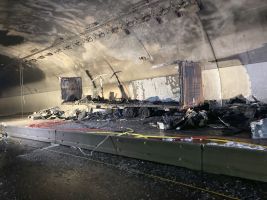 Engelbergtunnel - nach dem Brand