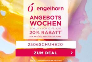 Engelhorn: 20% Rabatt auf Anzüge, Kleider & Schuhe