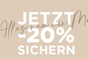 Engelhorn: 20% Rabatt auf die neuen Frühjahr-Sommer Styles