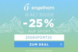 Engelhorn: 25% Rabatt auf den Bereich Sport