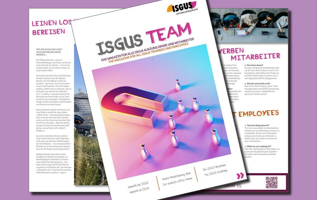 Entdecken Sie, was uns bewegt » die 6. Ausgabe unserer ISGUS TEAM ist da