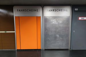 Entfernter Fahrscheinautomat (Archiv)