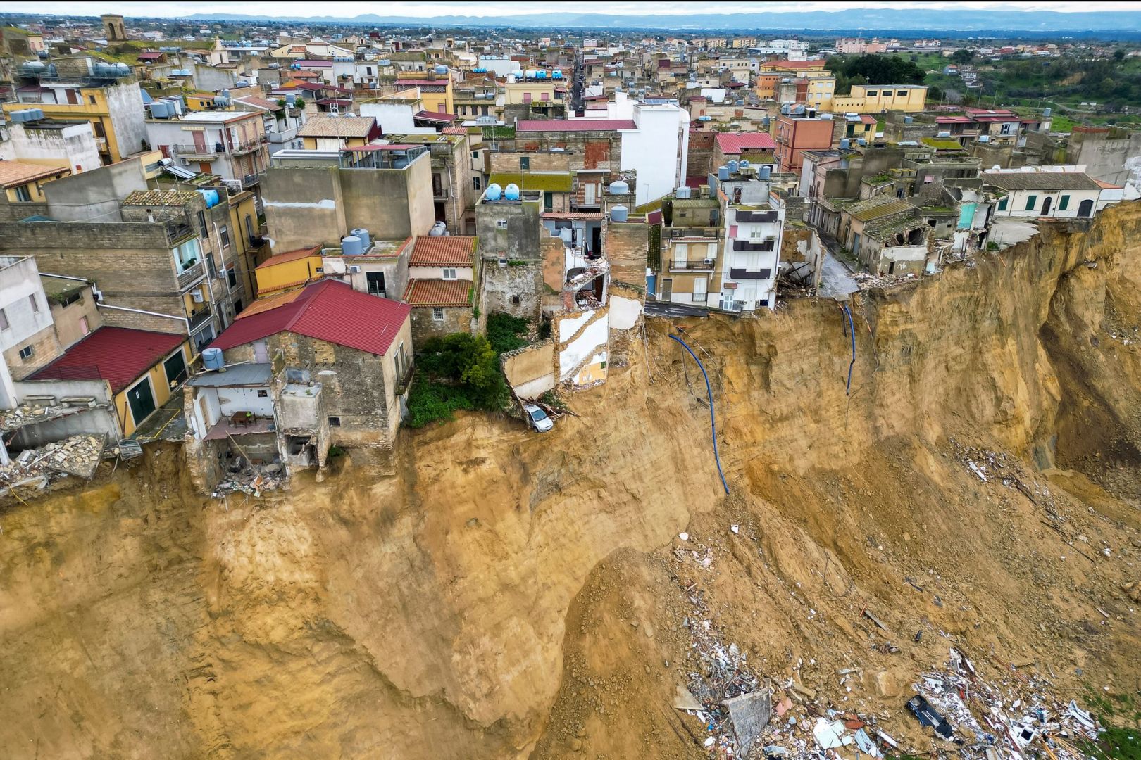 Erdrutsch in Sizilien