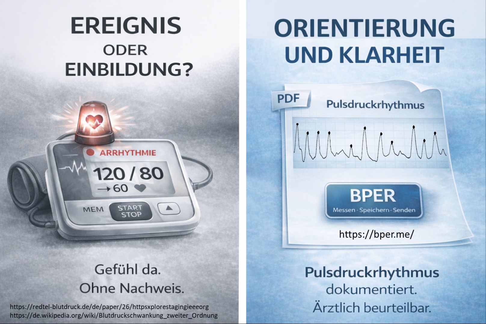 Ereignis oder Einbildung? Warum 120/80 keine Antwort ist