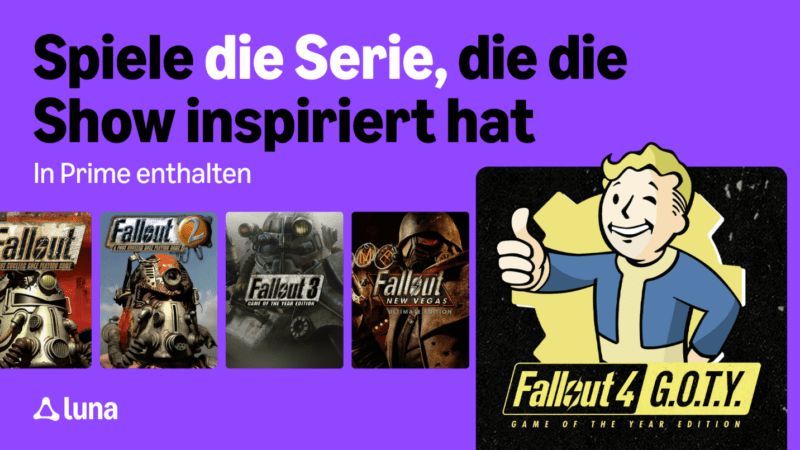 Erfahrt mehr zu Amazon Luna Games im Dezember