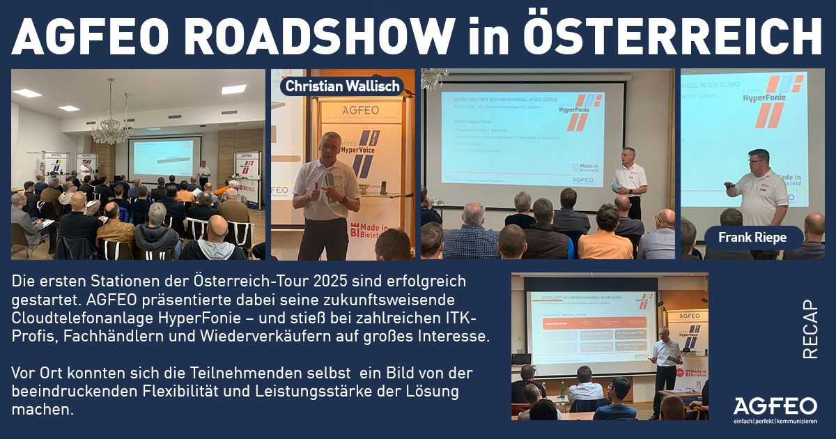Erfolgreicher Auftakt der AGFEO Roadshow in Österreich!