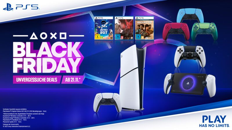Erlebt die Black Friday Angebote von PlayStation