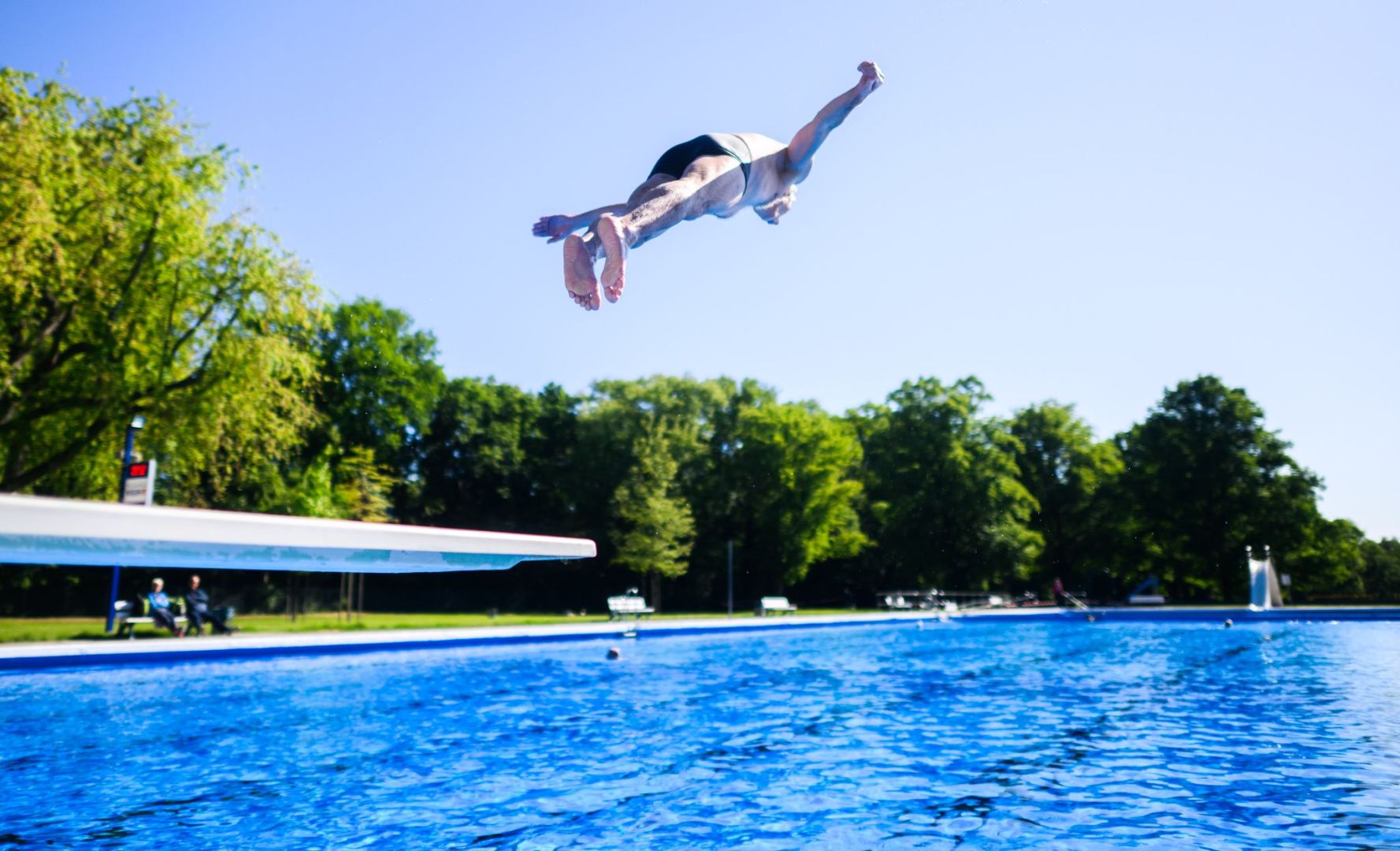 Eröffnung der Freibadsaison in Hannover