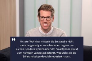 Ersatzteile schneller finden. Produktion sofort entlasten.