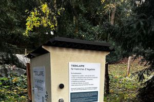 Erste Tierklappe in der Schweiz