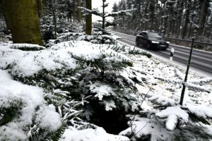 Erster Schnee im Sauerland