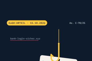 EuGH-Urteil zu Phishing
