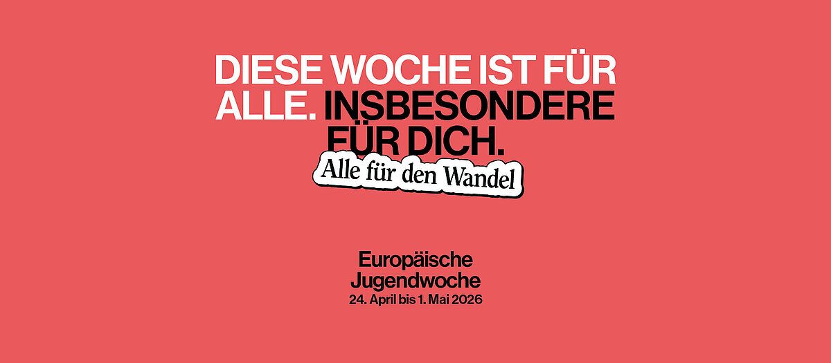Europäische Jugendwoche 2026 startet europaweit