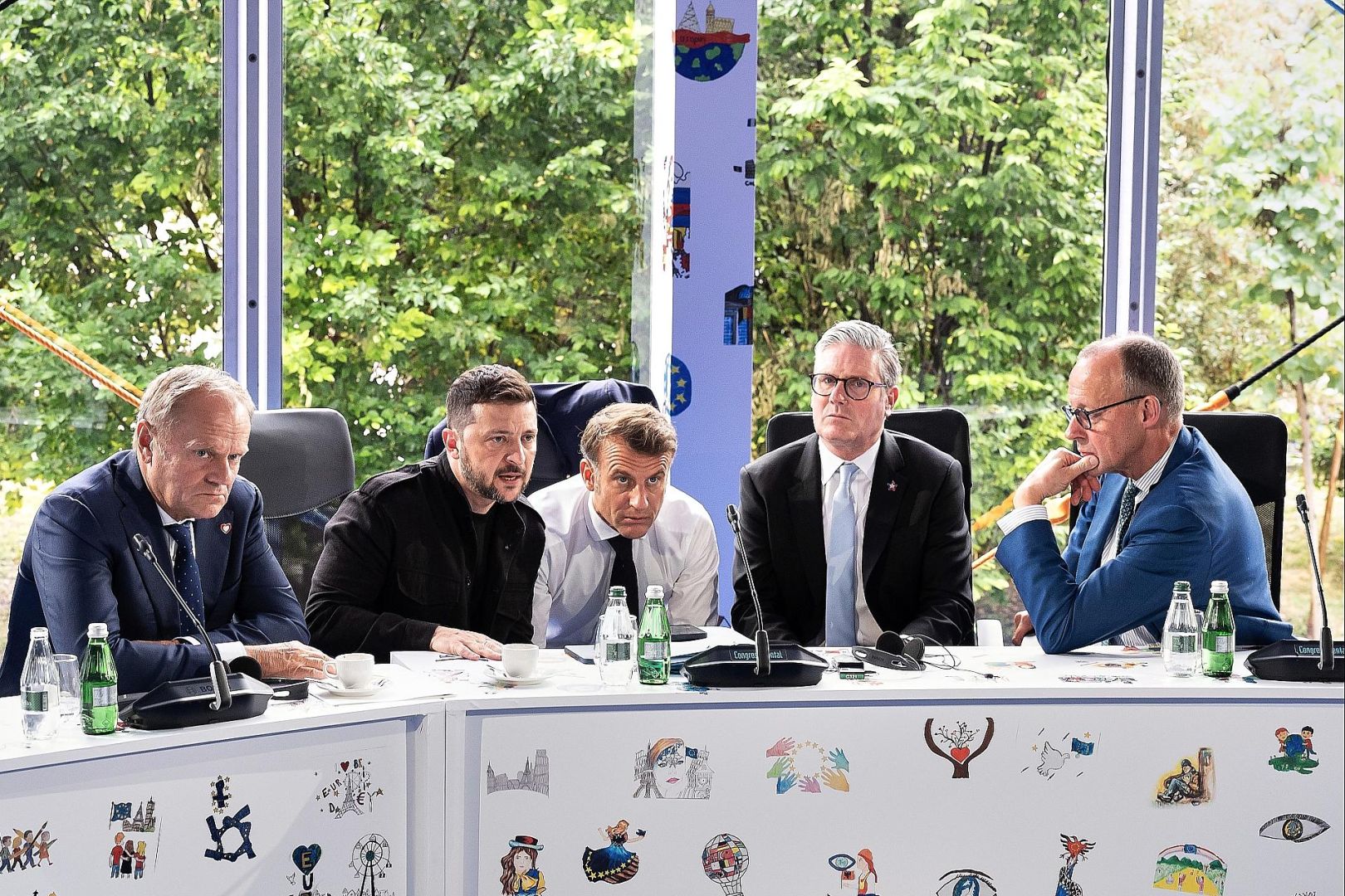 Europäische Staatslenker telefonieren mit Donald Trump am 16.05.2025