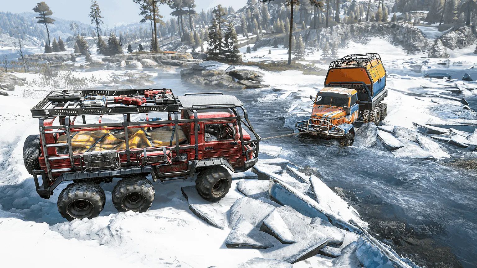 Expeditions: A MudRunner Game entfesselt die unbarmherzige Schlammschlacht in Season 3 „Icy Shores“