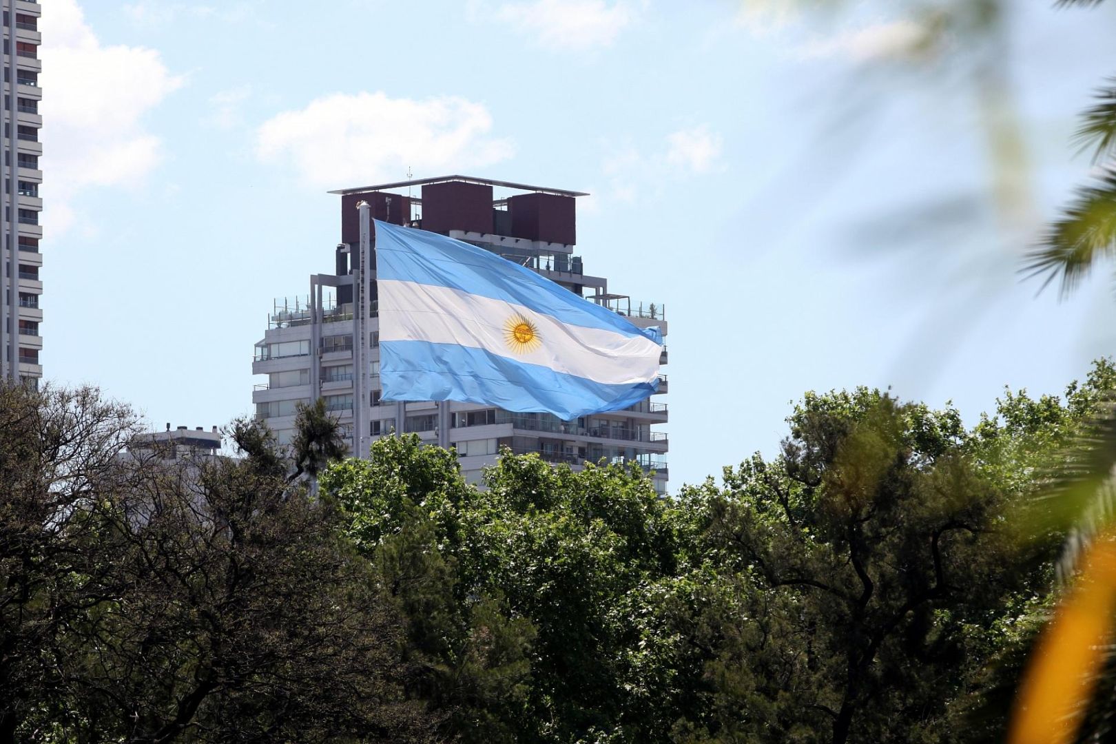 Fahne von Argentinien (Archiv)