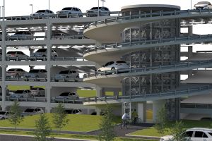 „Fahrrad trifft Auto: WÖHR macht Parkhaus zum Mobilitäts-Hub“